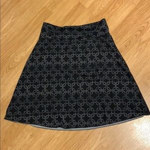 Knee length skirt